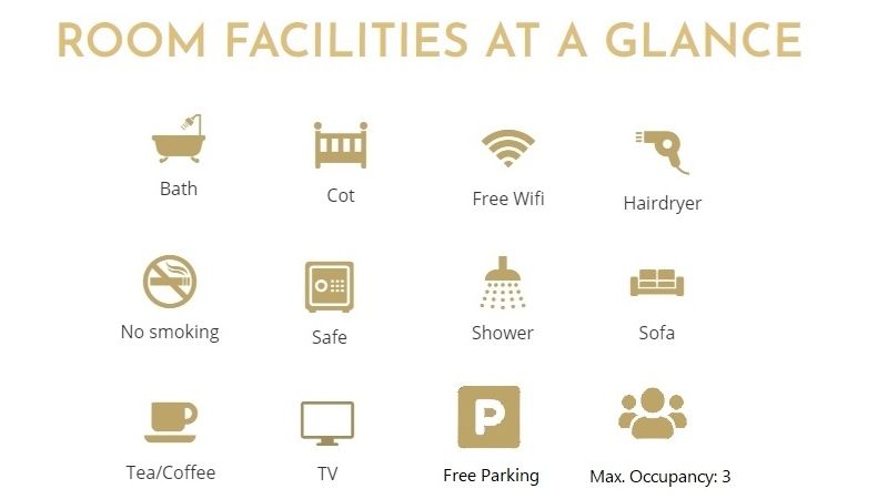 Triple Room Facilities at a Glance final