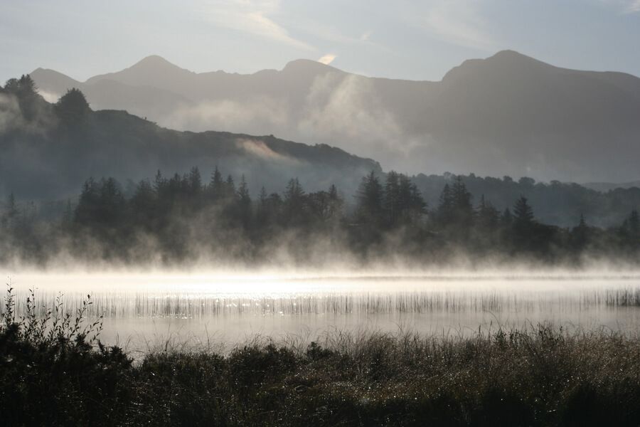 Morgendämmerung über Caragh Lake